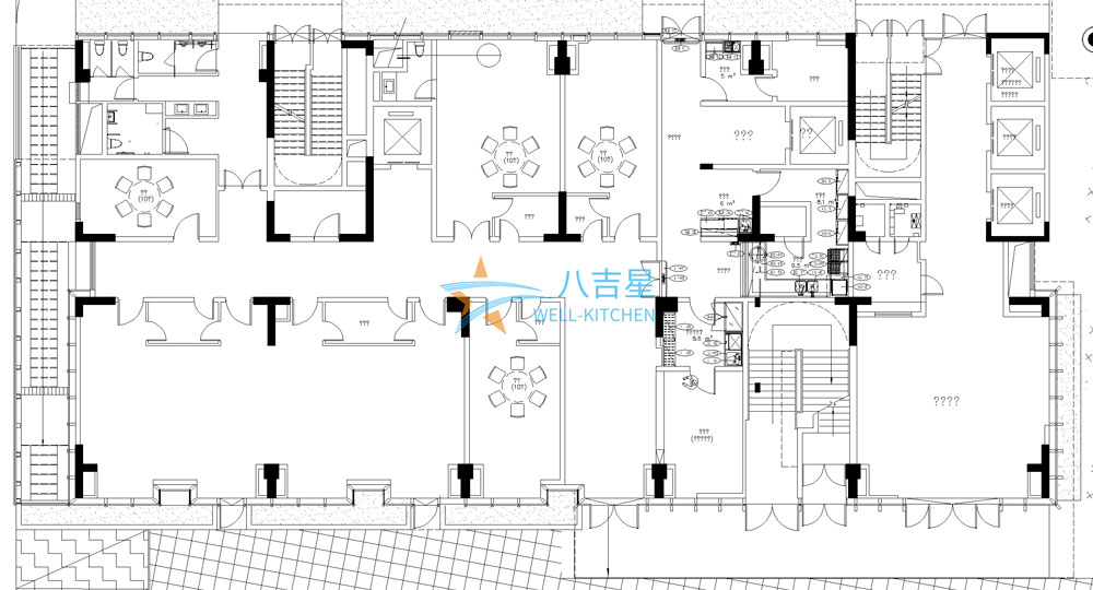 京廣協(xié)同創(chuàng)新中心首層廚房工程設(shè)計(jì)圖