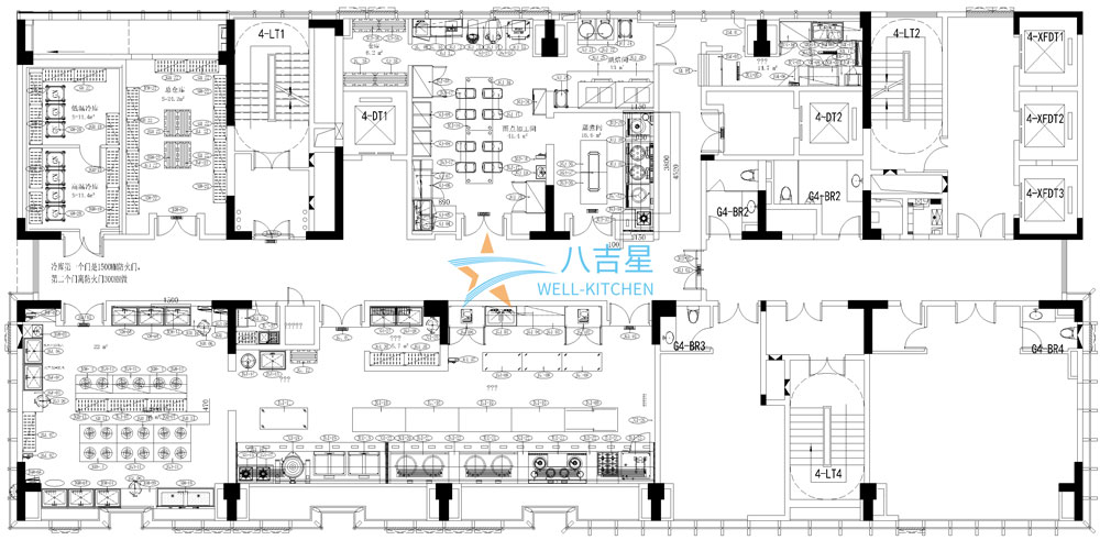 京廣協(xié)同創(chuàng)新中心二層廚房工程設(shè)計(jì)圖